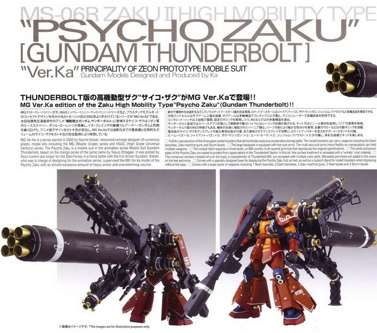 1/100 MG MS-06s Psycho Zaku Ver.Ka