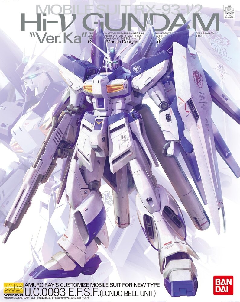 Hi-V RX-93 V2 MG Bandai - Zeonmarket