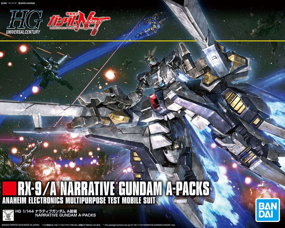 1/144 HG RX-9/A A-packs Narrative