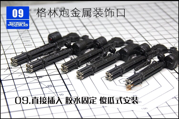 JAO Parts, RG Full Armor Unicorn Metal Set Red/Gold 12 Options + decals