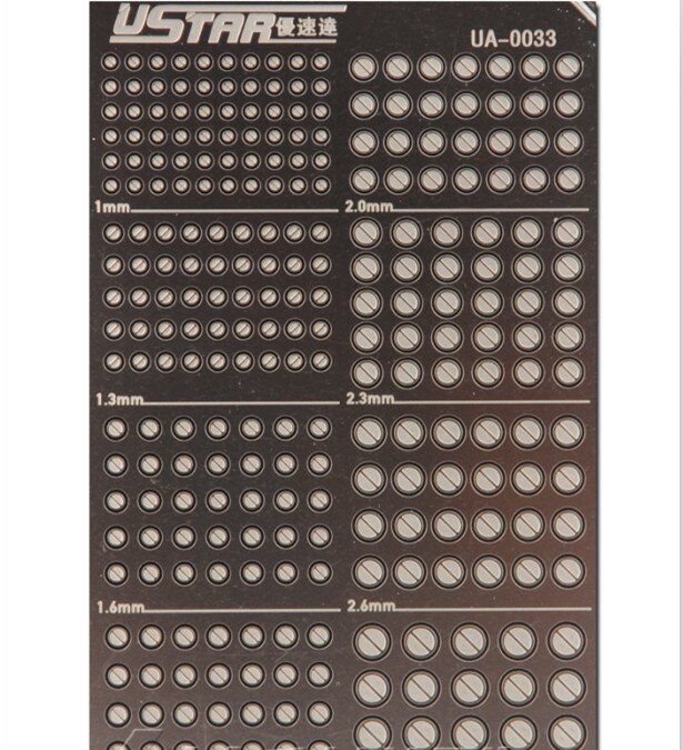 Ustar UA-80033 Screws 1.0mm-3.0mm