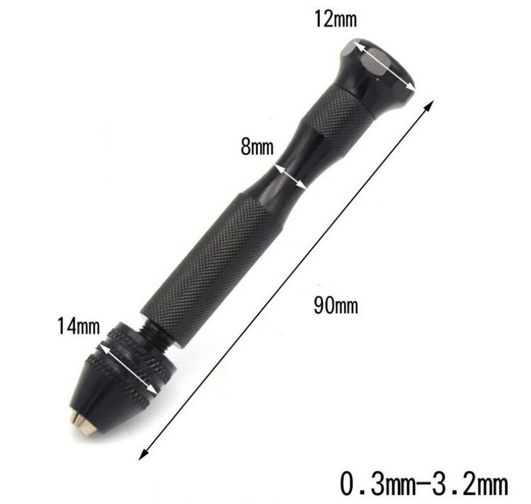 Hand Drill plus Set 26pcs 0.5mm-3.0mm Diamond