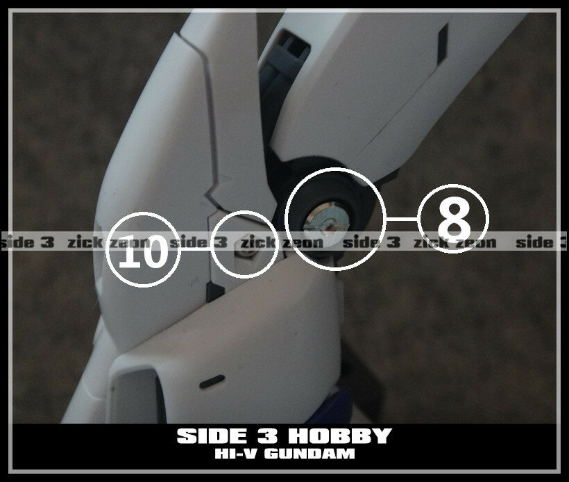 SH Studio MG HI-V Metal Set Red 16 Options + LED