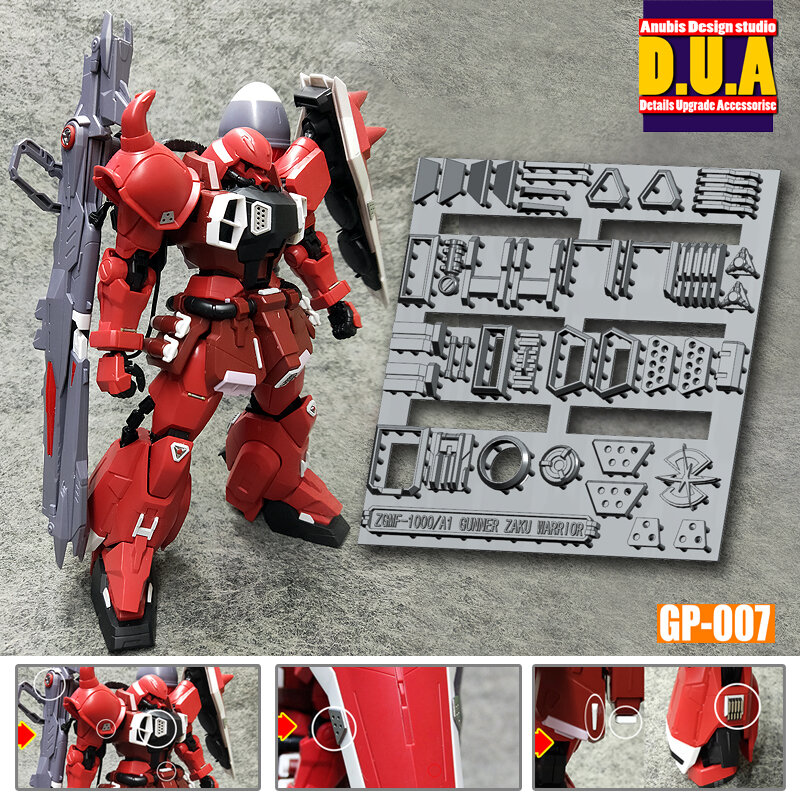 Anubis GP007 MG Gunner Zaku Warrior Detail Set