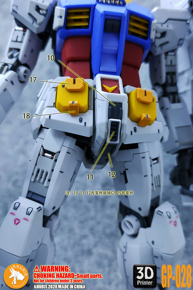 Anubis GP028 MG RX-78-2 3.0 Detail Set