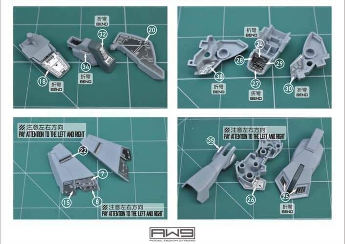 Madworks S07 HG Sinanju Stein MSN-06S-2 Set