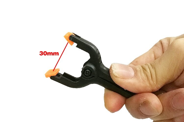 Clamp for Modeling, Mini Clamp with Bendable Tips, 2 Sizes