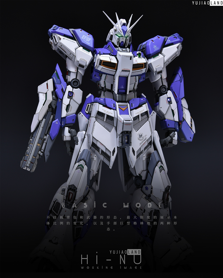 AnchoreT YujiaoLand MG Hi-Nu EnHanced version Dress-up Kit + Anchoret Decals