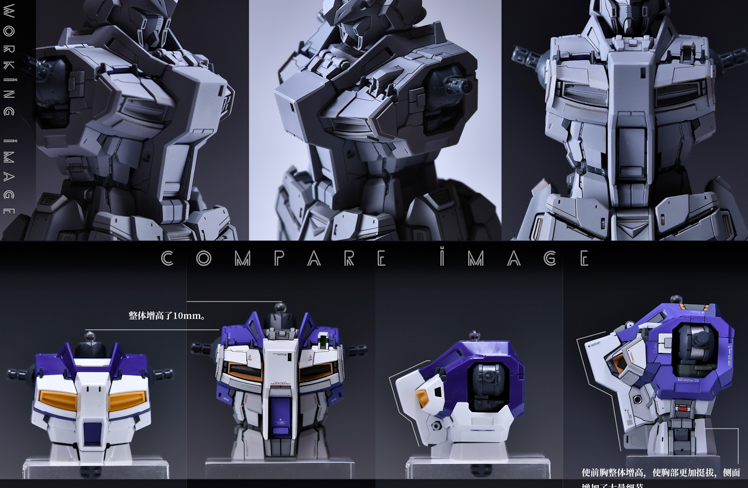 AnchoreT YujiaoLand MG Hi-Nu EnHanced version Dress-up Kit + Anchoret Decals