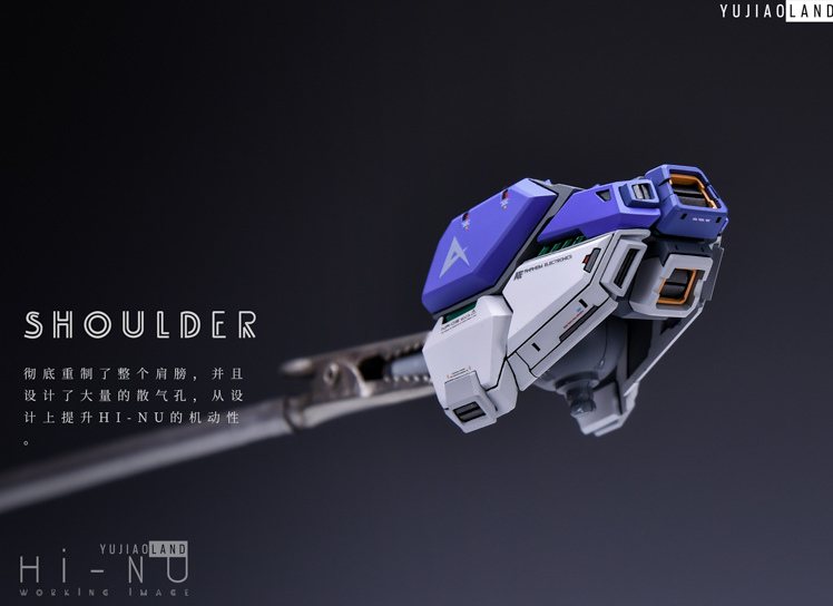 AnchoreT YujiaoLand MG Hi-Nu EnHanced version Dress-up Kit + Anchoret Decals