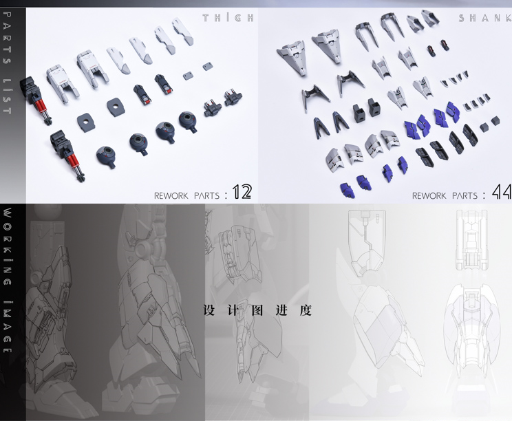 AnchoreT YujiaoLand MG Hi-Nu EnHanced version Dress-up Kit + Anchoret Decals