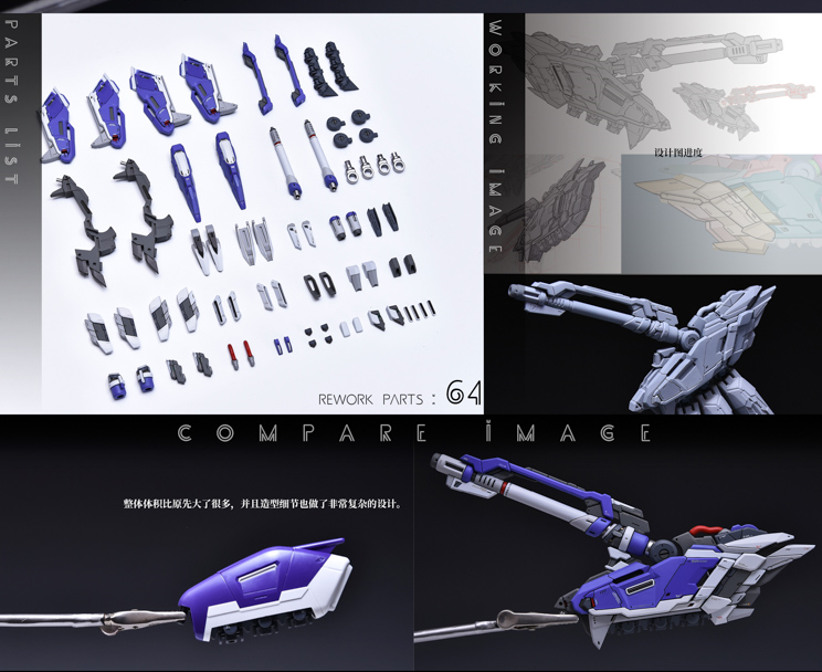 AnchoreT YujiaoLand MG Hi-Nu EnHanced version Dress-up Kit + Anchoret Decals