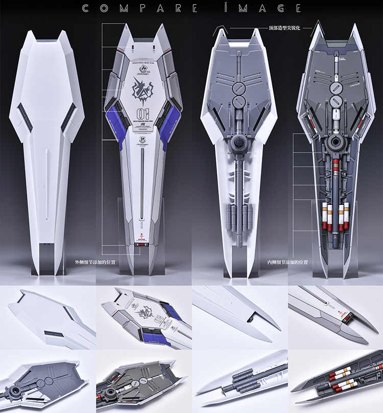 AnchoreT YujiaoLand MG Hi-Nu EnHanced version Dress-up Kit + Anchoret Decals