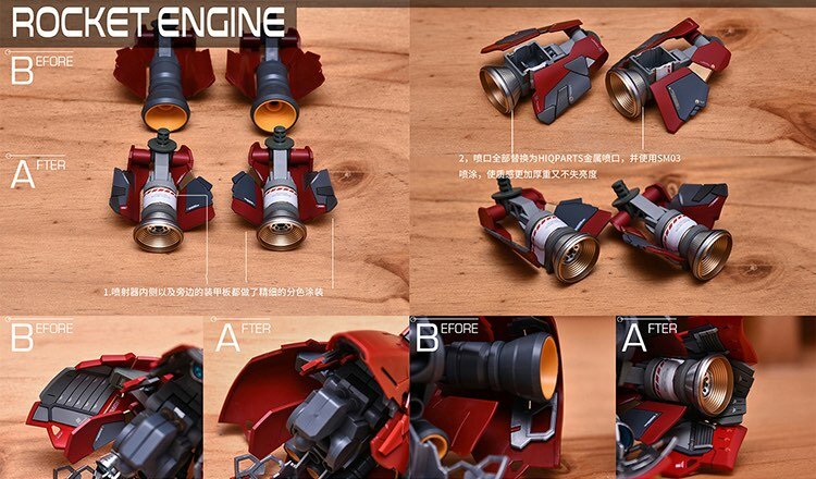 AnchoreT YujiaoLand MG Sazabi B1 Backpack V2 Expansion set Kit