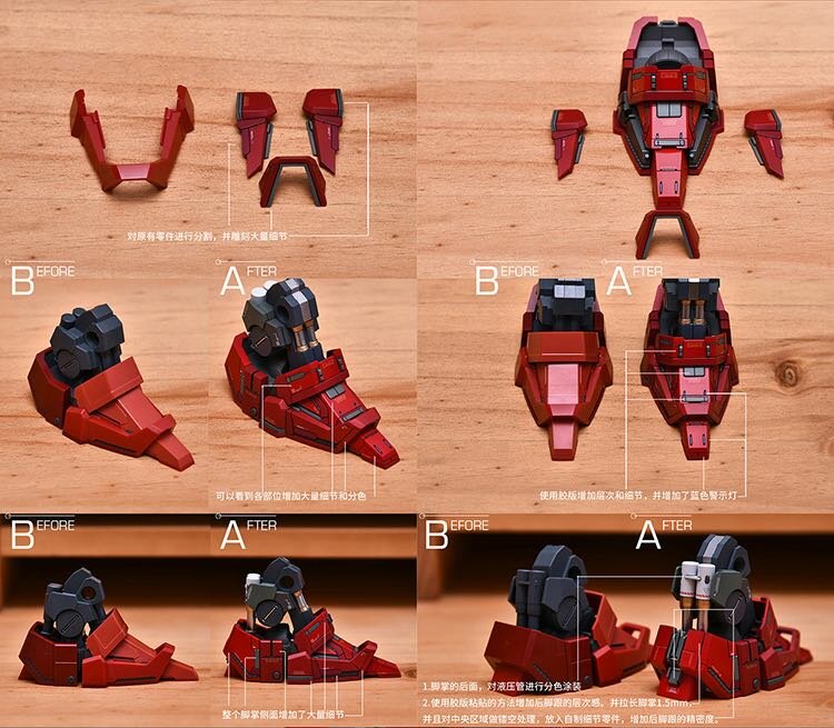 AnchoreT YujiaoLand MG Sazabi B1 Backpack V2 Expansion set Kit