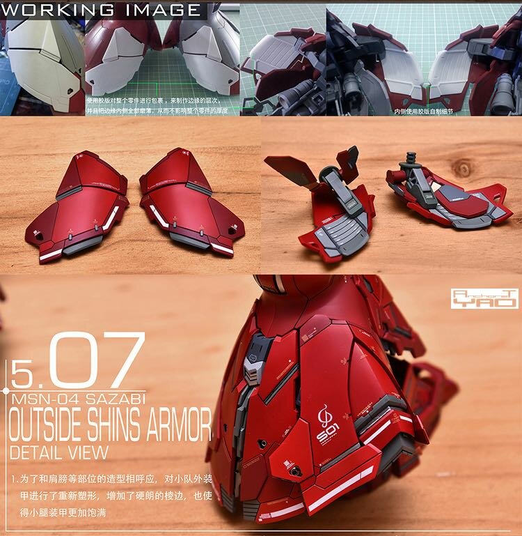 AnchoreT YujiaoLand MG Sazabi B1 Backpack V2 Expansion set Kit