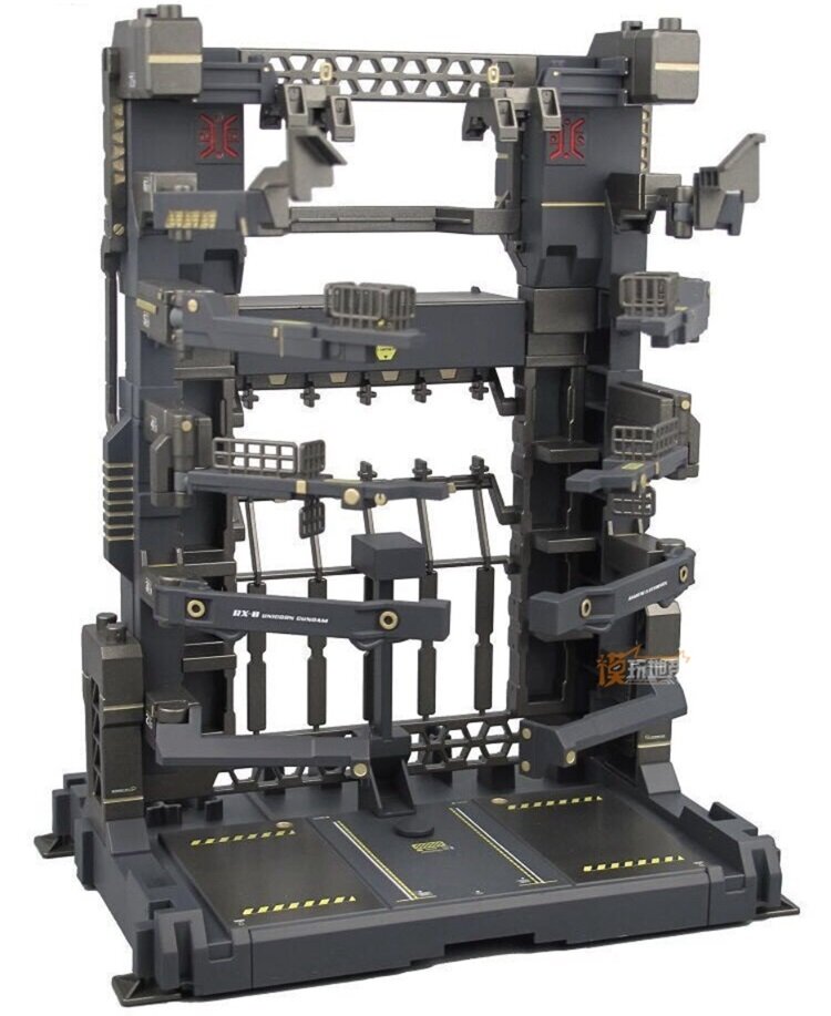 BW MS Cage Base for 1/100 MG RE TV with Decals