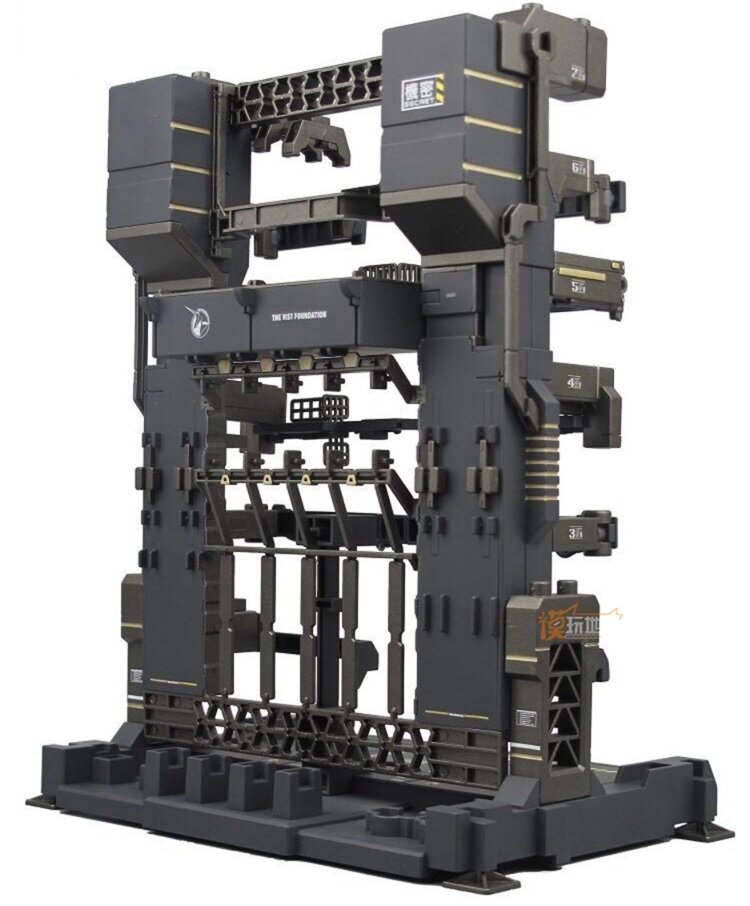 BW MS Cage Base for 1/100 MG RE TV with Decals
