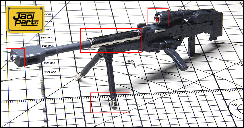 JAO Parts, MG Dynames Metal Set Red 5 Options