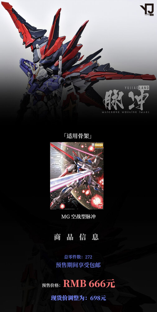 AnchoreT YujiaoLand MG Force Impulse Dress-up Kit