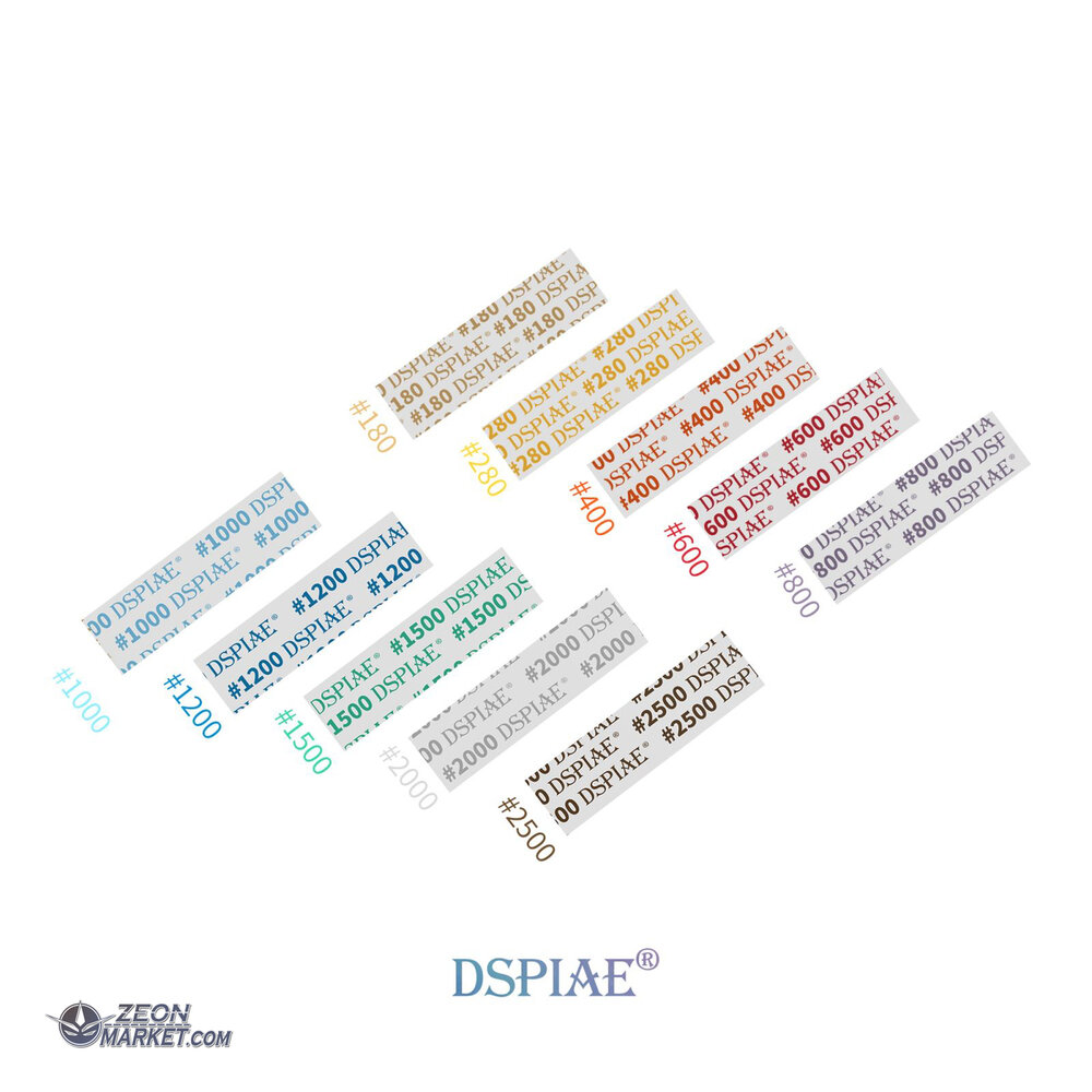 DSPIAE Adhesive Sandpaper MSP 180-2500 Grit