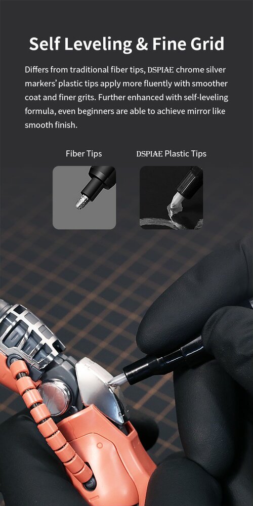 DSPIAE Chrome Silver Markers MKC
