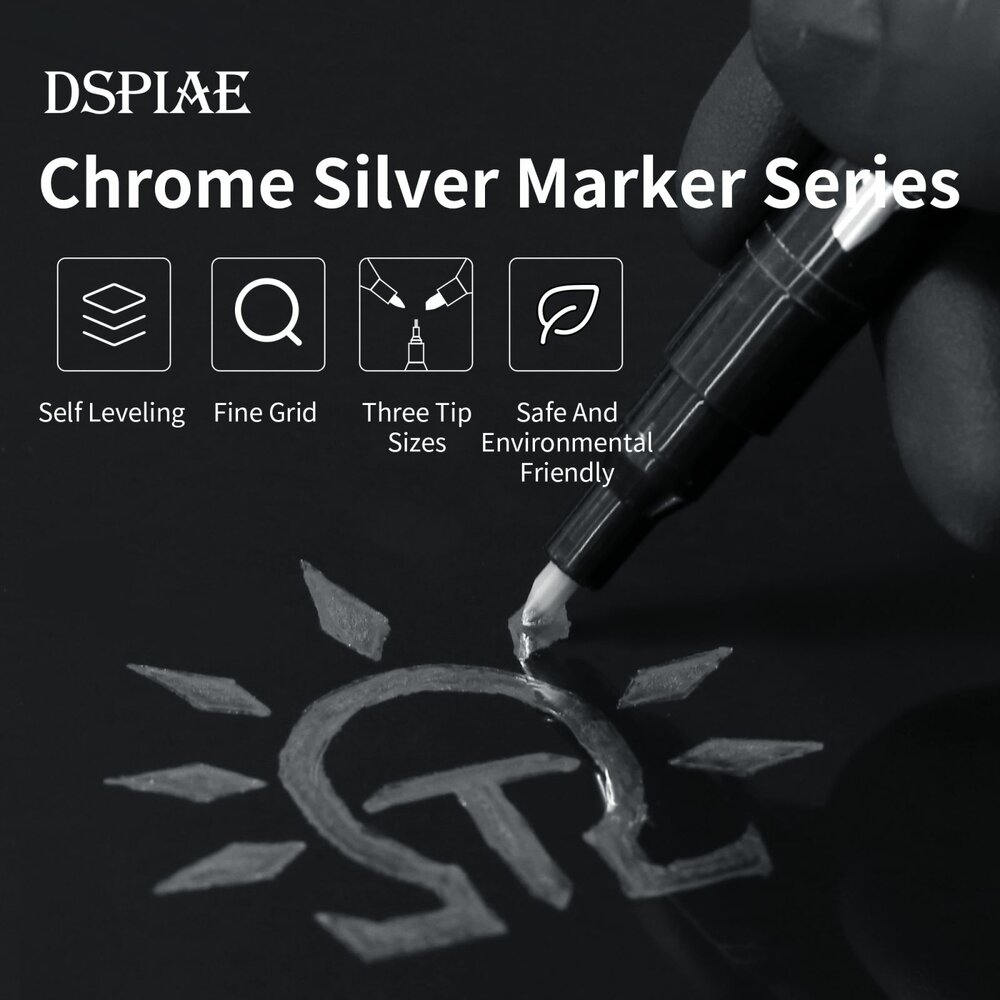 DSPIAE Chrome Silver Markers MKC
