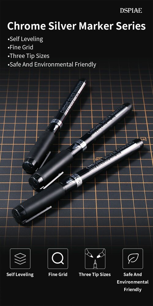 DSPIAE Chrome Silver Markers MKC