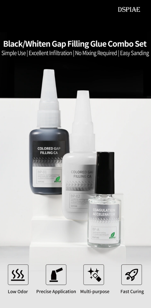 DSPIAE Colored Gap Filling CA BP-02 White