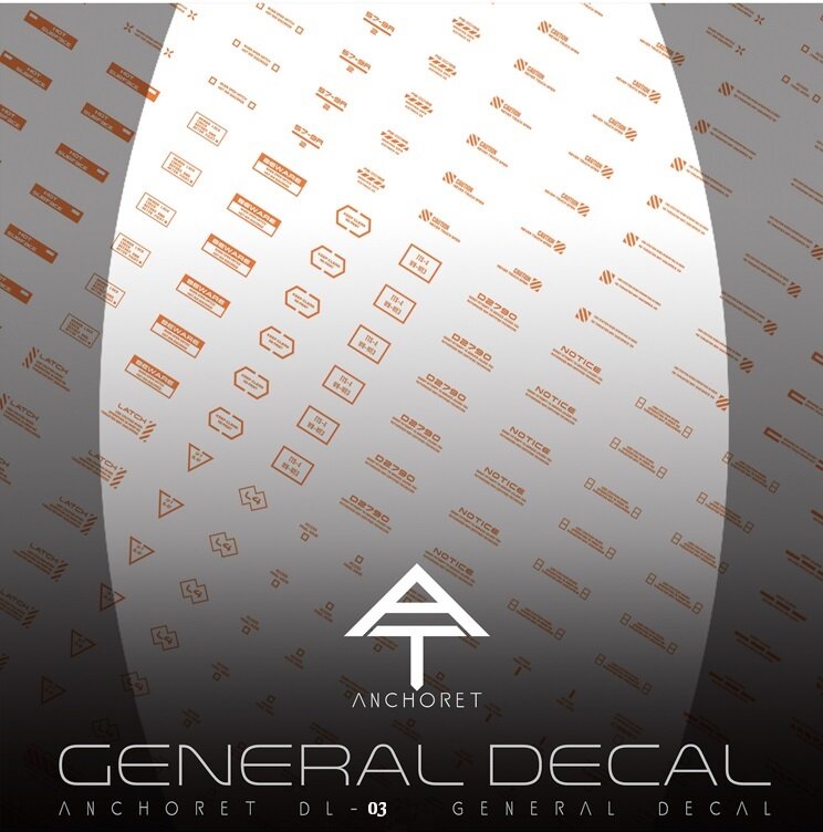 Anchoret YJL General Decal DL-07 Orange Limited