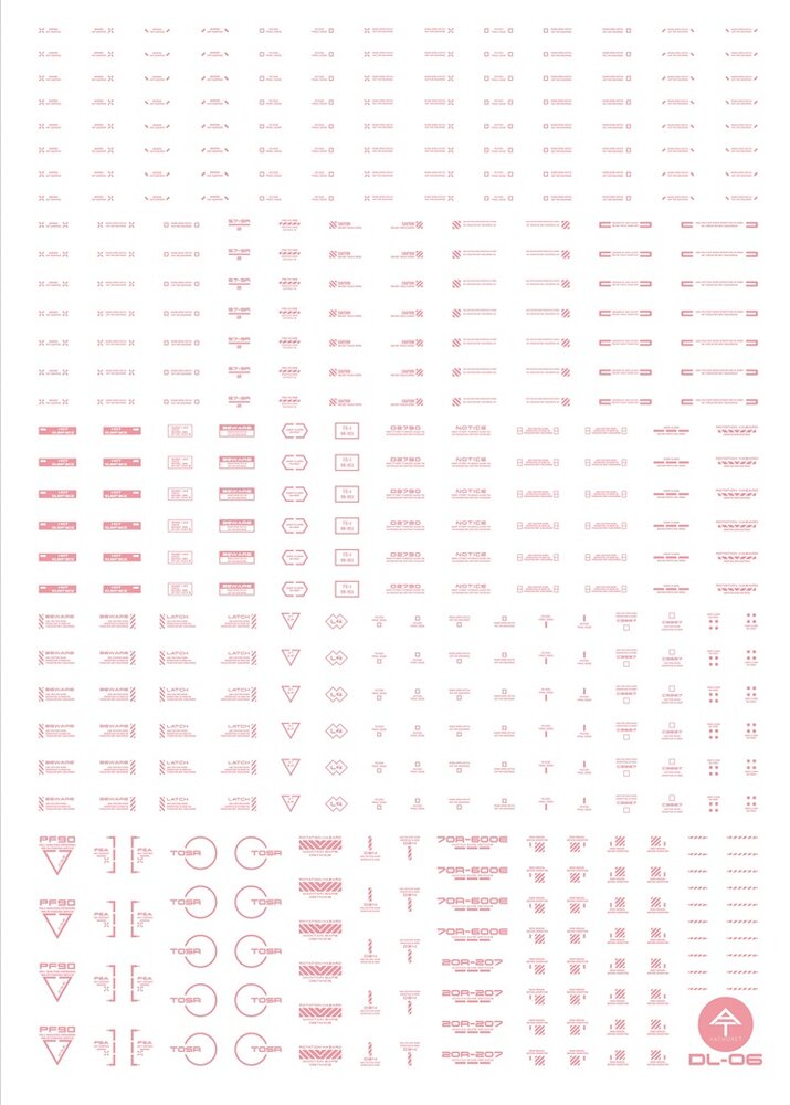 Anchoret YJL General Decal DL-06 Pink Limited