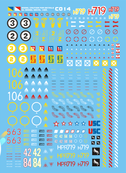 DL-Decal C014 Base Markings