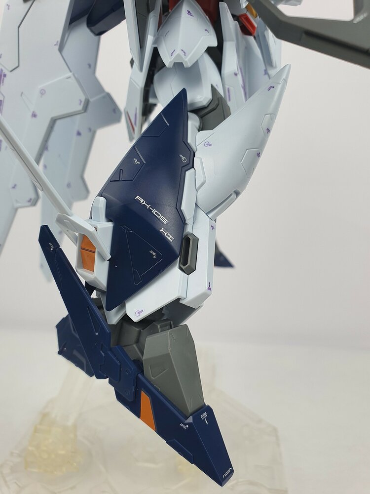 Delpi-Decal HG RX-105 XI Purple White Holo