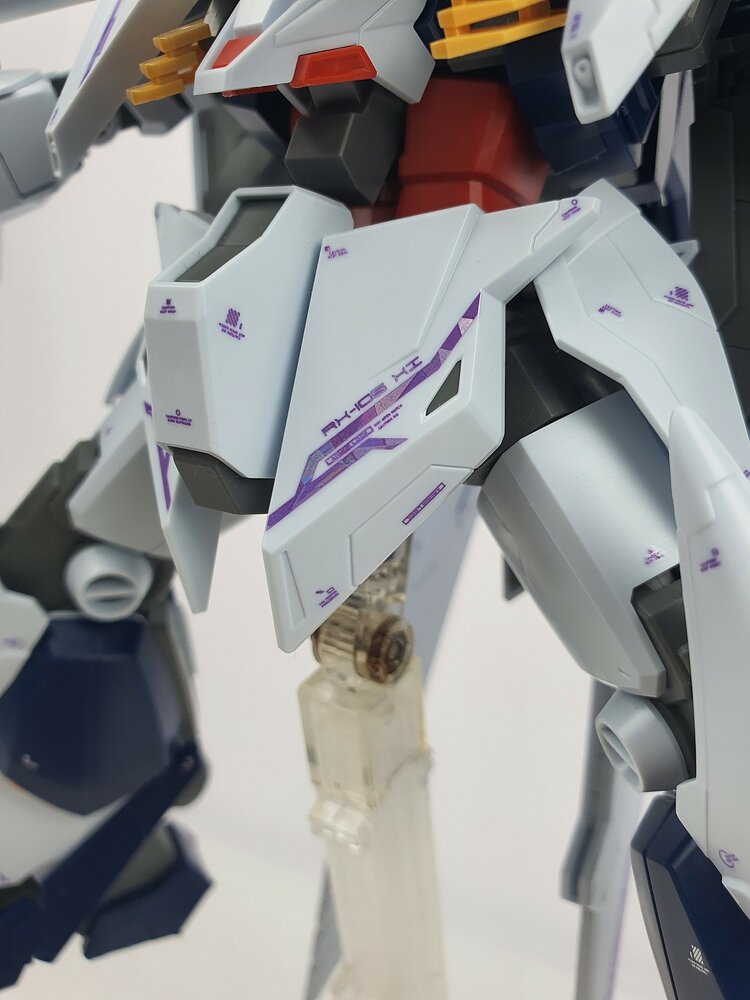 Delpi-Decal HG RX-105 XI Purple White Holo