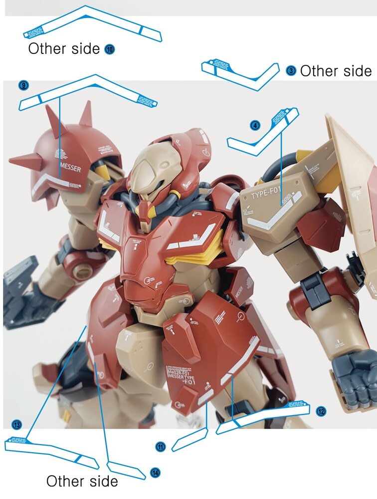 Delpi-Decal HG Messer F01