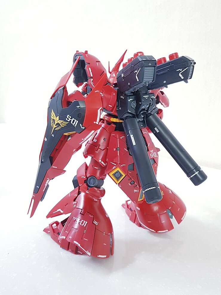 Delpi-Decal RG Sazabi White Gold Part Holo