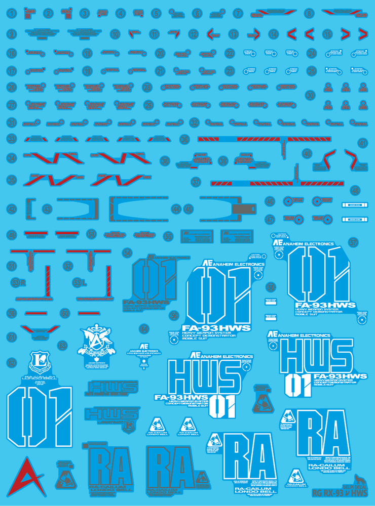 Delpi-Decal RG RX-93 NU-HWS Holo