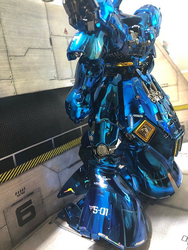 Delpi-Decal RG Sazabi Silver Holo