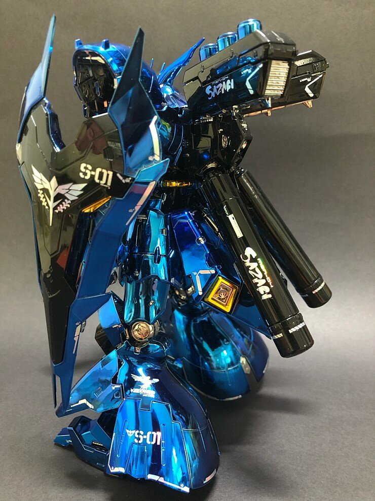 Delpi-Decal RG Sazabi Silver Holo