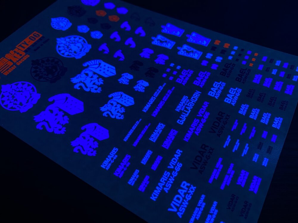 Flaming-Snow TY-06 IBO Emblems Flourescent
