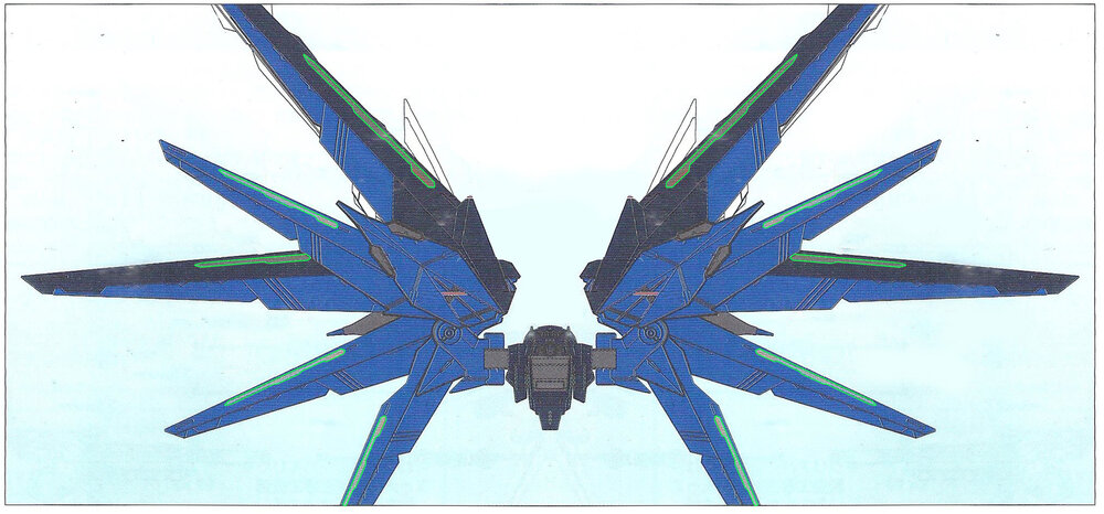 Flaming-Snow MG-02 Freedom 2.0 ZGMF-10A + Base Decals Fluorescent