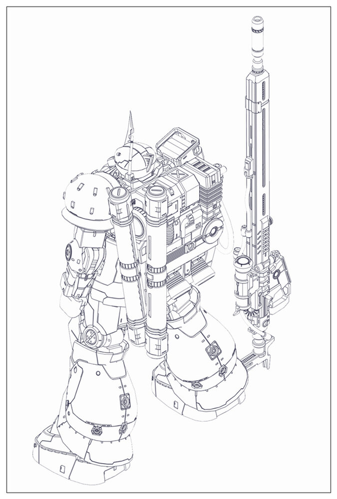 SH Studio x GM Dream PG Zaku I Sniper Dress-up Kit