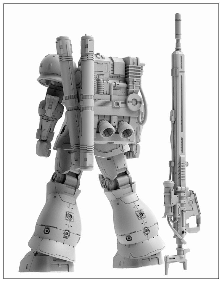 SH Studio x GM Dream PG Zaku I Sniper Dress-up Kit