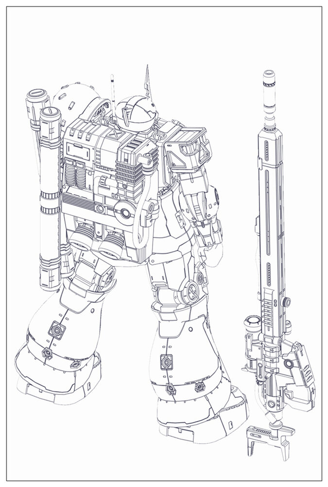 SH Studio x GM Dream PG Zaku I Sniper Dress-up Kit