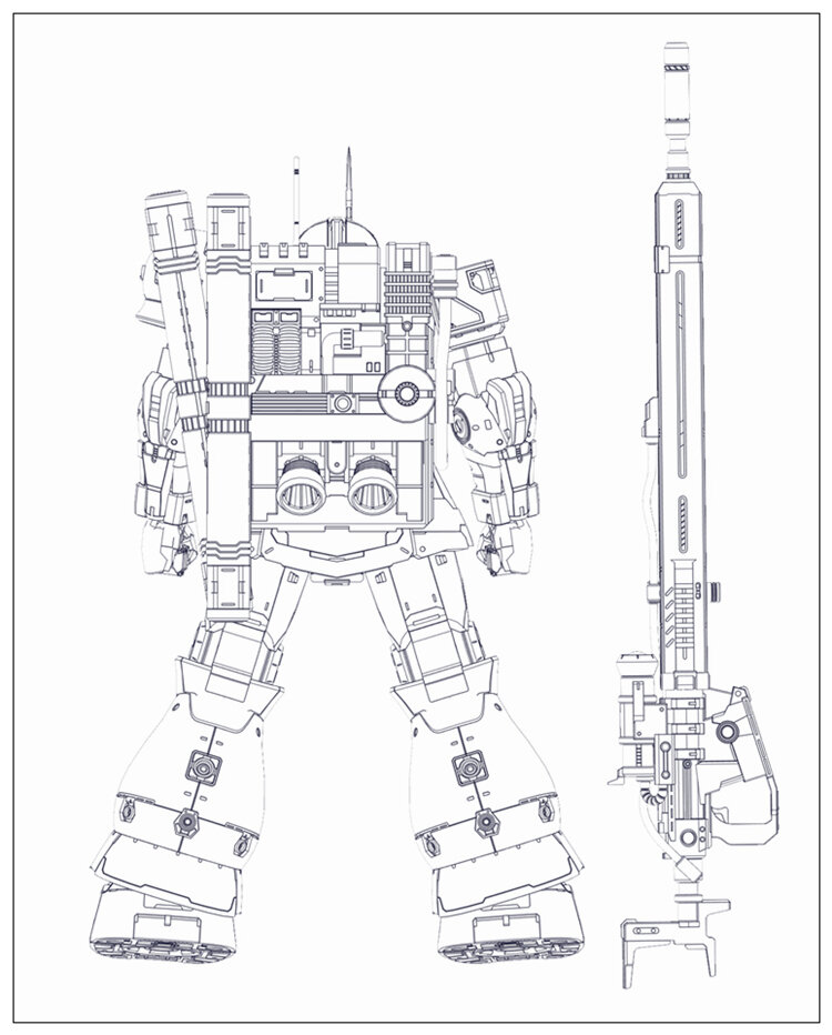 SH Studio x GM Dream PG Zaku I Sniper Dress-up Kit