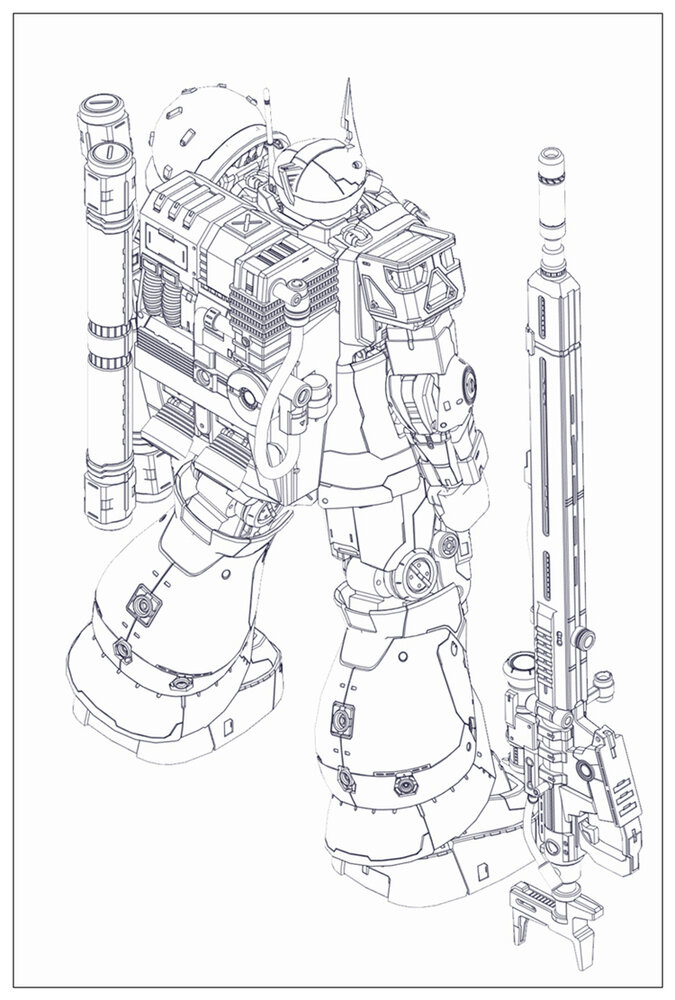 SH Studio x GM Dream PG Zaku I Sniper Dress-up Kit