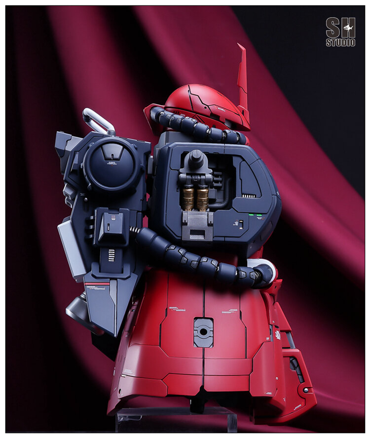 MS-06R-1A Zaku II Black Tri-Stars PG SH-Studio x GM-Dream