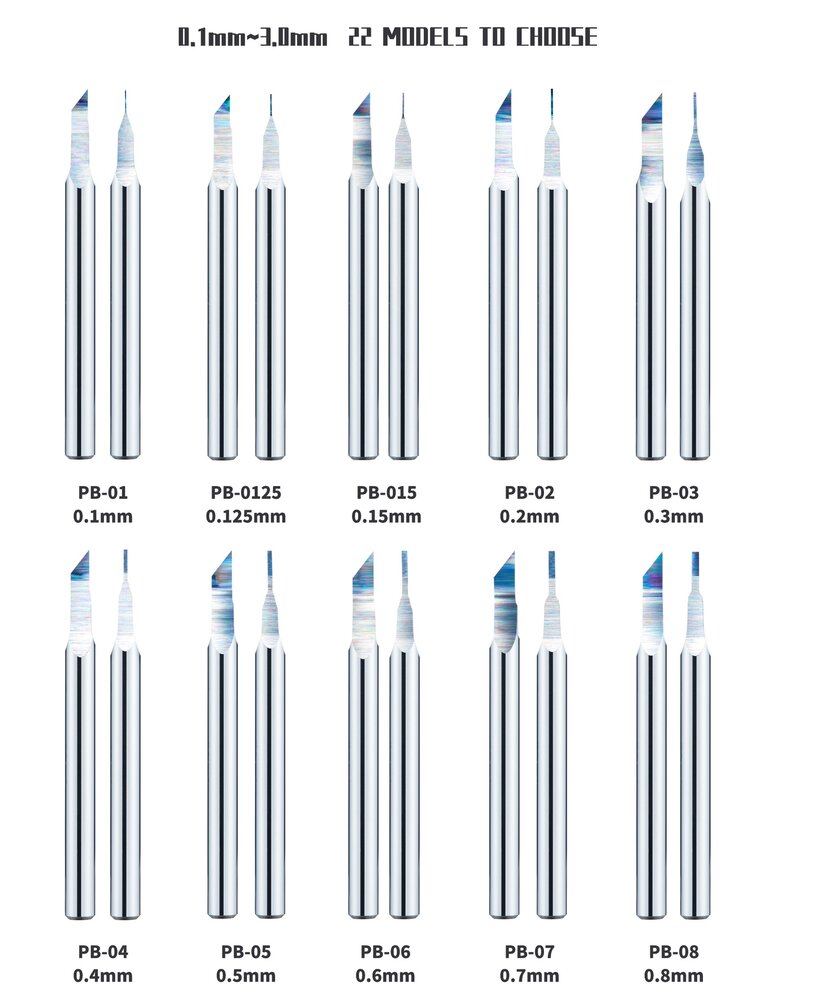 DSPIAE PB Series Tungsten Steel Scribers individual 0.1-3.0