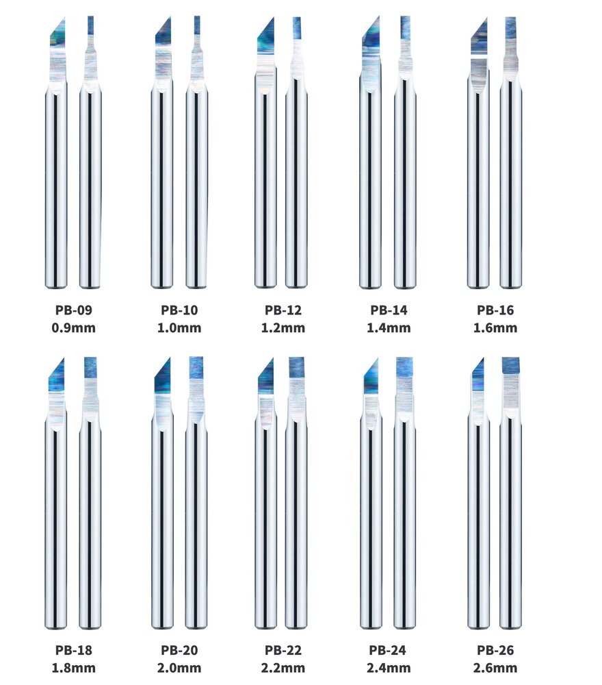 DSPIAE PB Series Tungsten Steel Scribers individual 0.1-3.0
