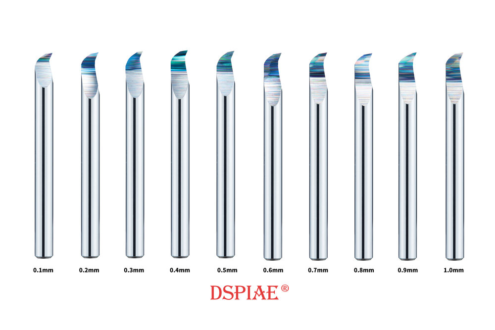DSPIAE HC Series Tungsten Steel Hook Scribers individual 0.1-3.0